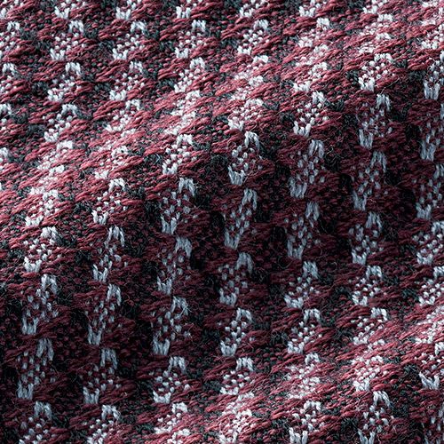 三色使いのウールジャカードストール