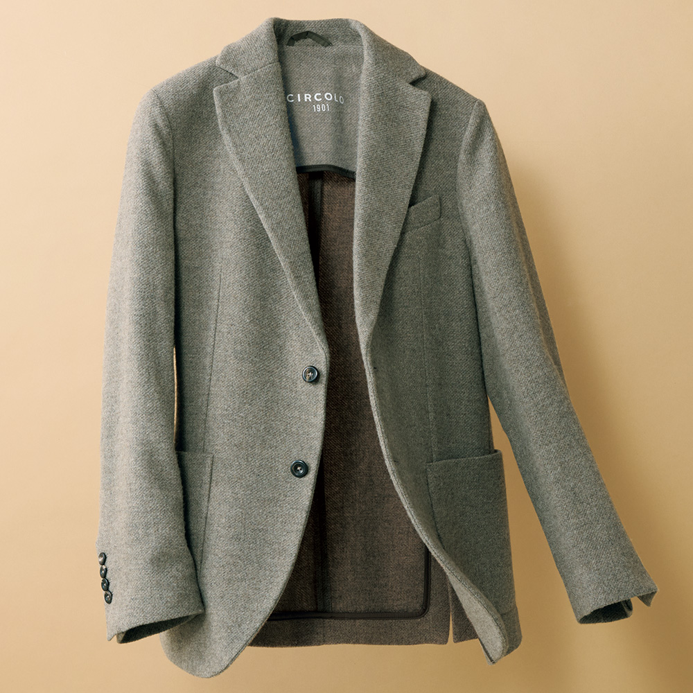 ウールカシミヤ･ライトウェイトジャケット