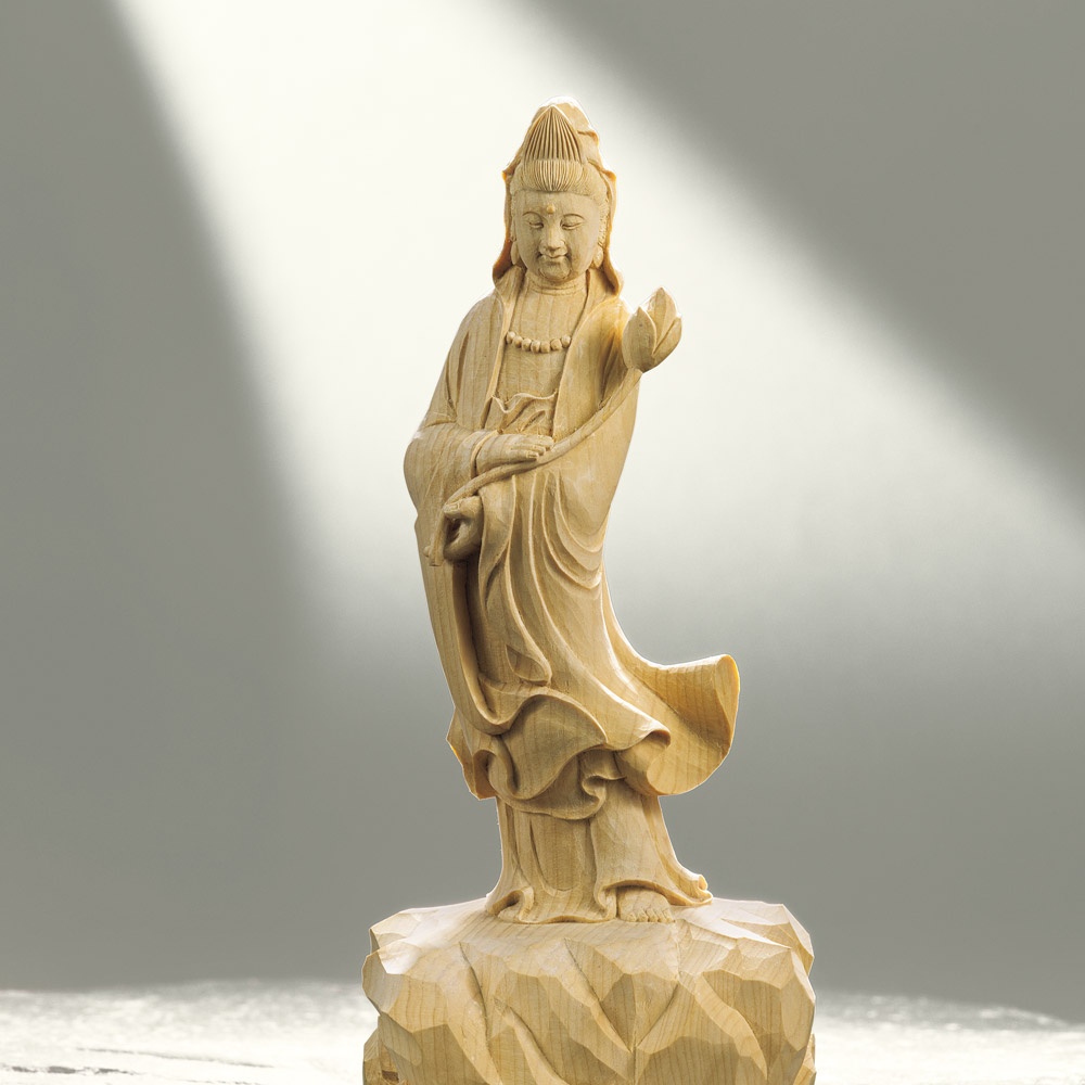 手彫り/聖観音菩薩像
