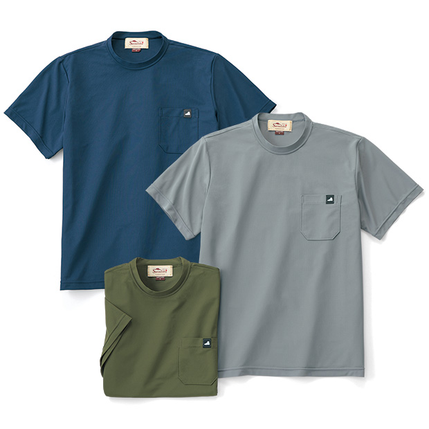 レイブロックポケットTシャツ／3色セット