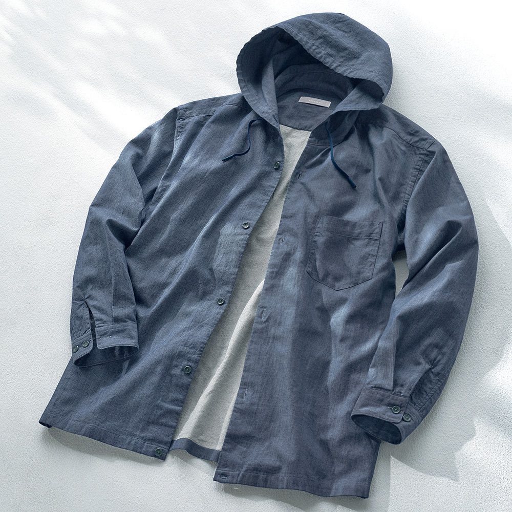 スーパーゼロ・ツイルシャツパーカ