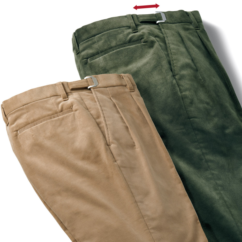 新･大人の真定番･ストレッチコーデュロイスラックス