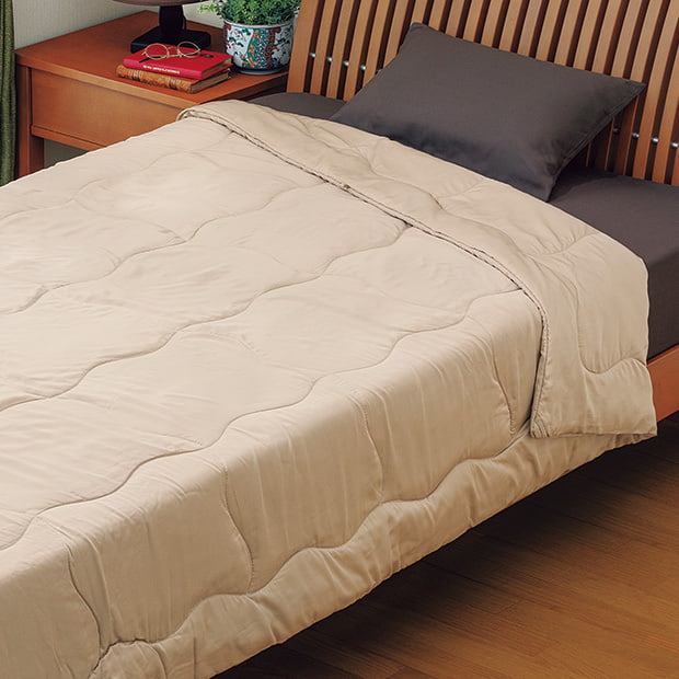 洗えるカシミヤわたの肌掛け布団