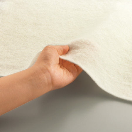 羊毛キルティング･ロング巻きスカート