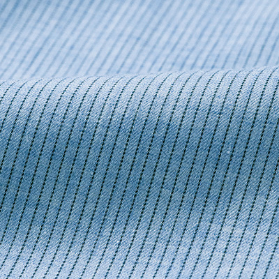 舶来カシミヤ混生地で仕立てたスナップB.D.シャツ