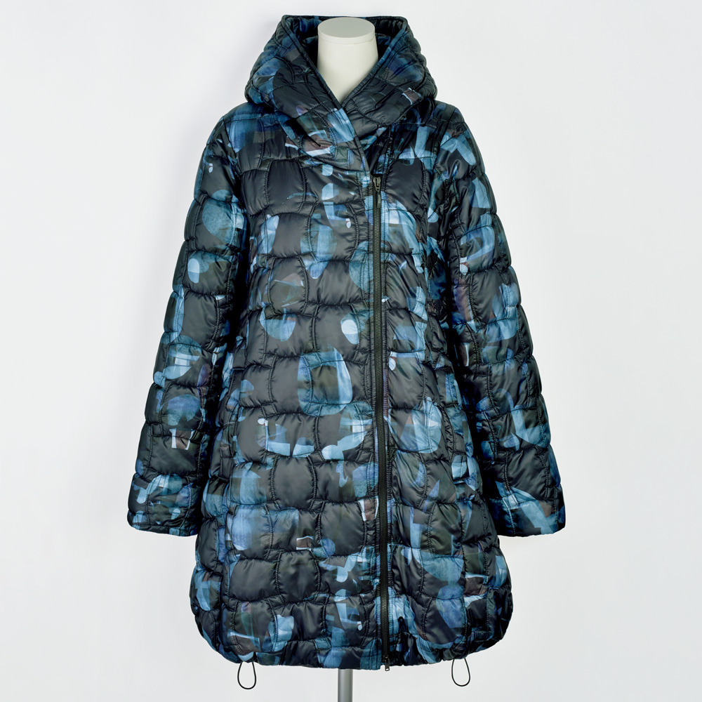 キルティング中わた･ロングコート