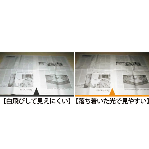 自然光に近いワイドLEDデスクライト