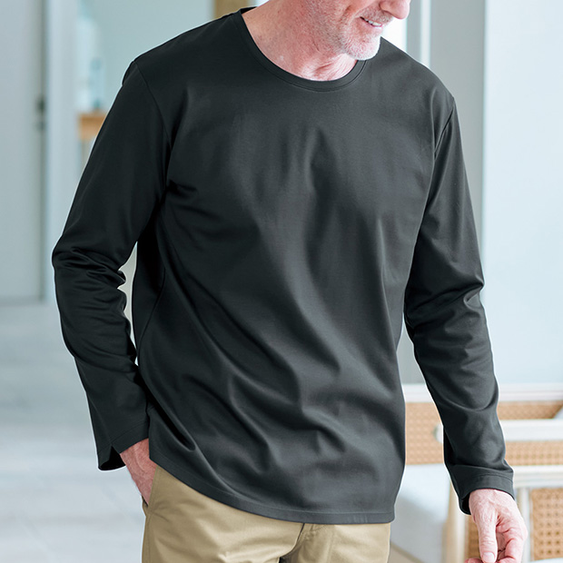 ロングスリーブ･ドレスTシャツ