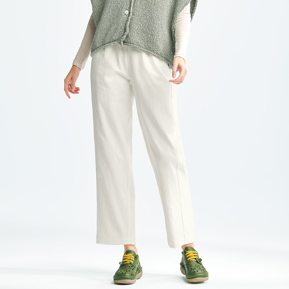 コットンリネン混パンツ