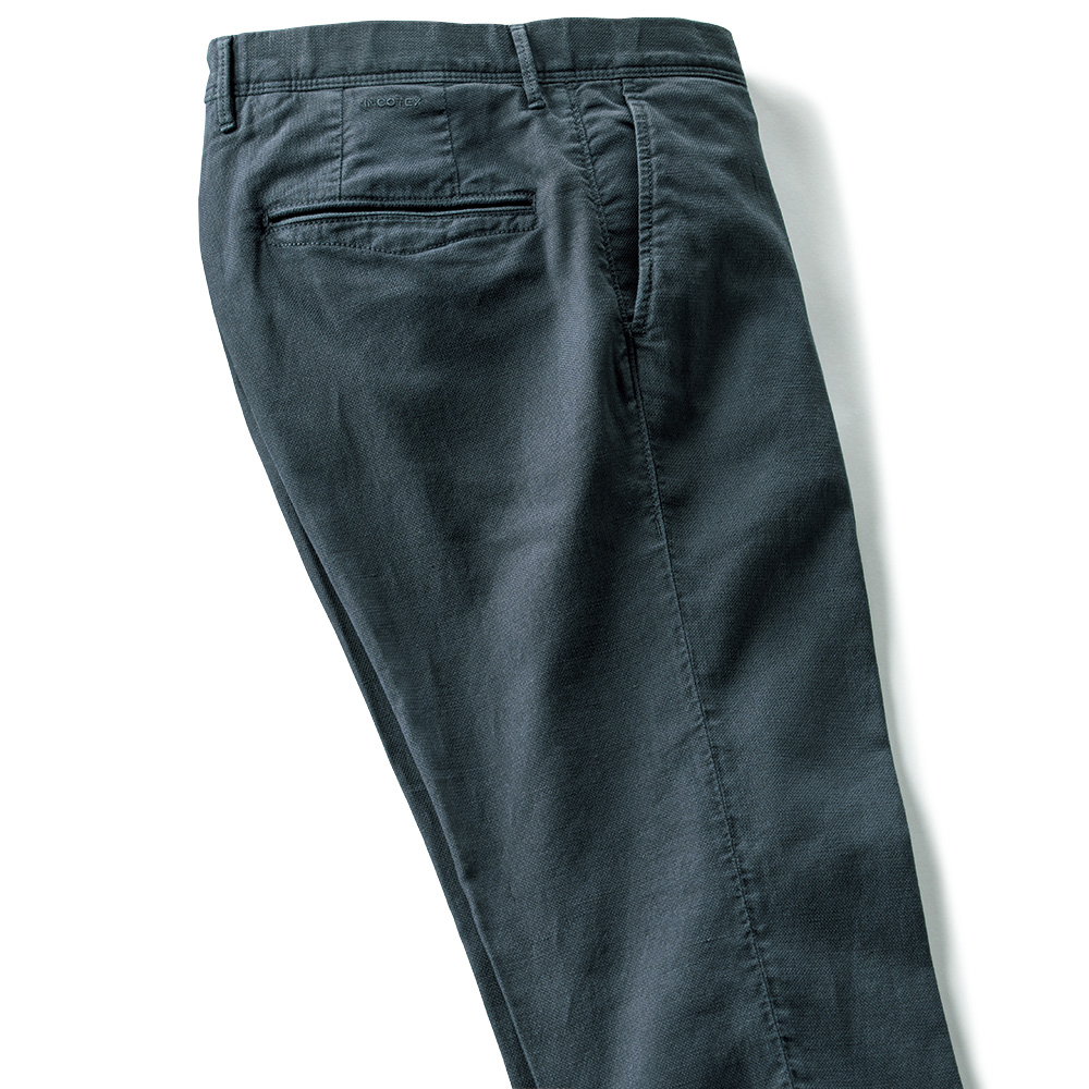 ガーメントダイコットンリネンパンツ/100