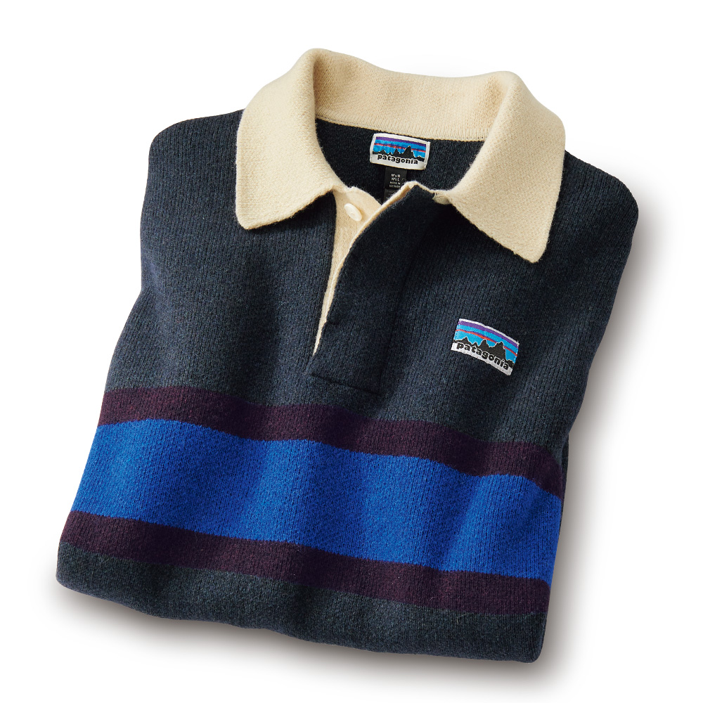 リサイクルウール・ブレンド・ラグビーセーター