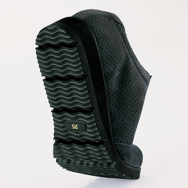 ゆったり5E･パンチングレザーコンフォートスニーカー