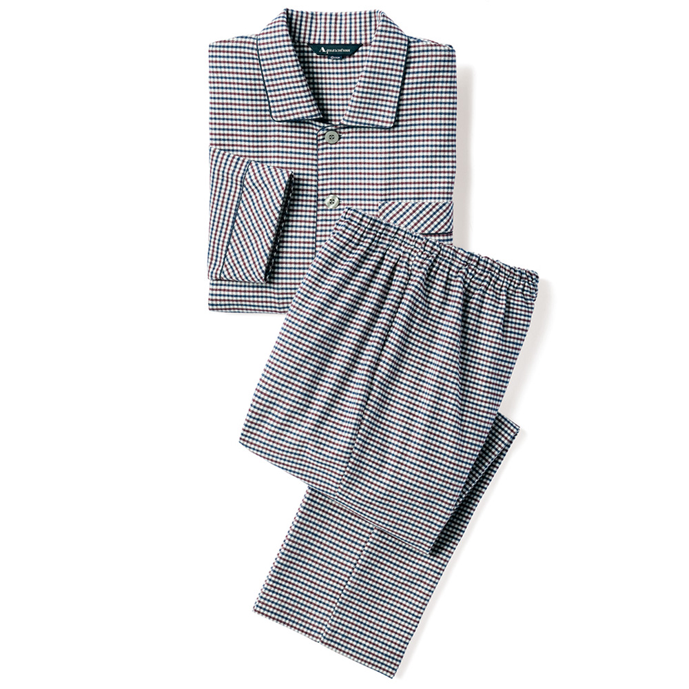 コットンネル･ガンクラブチェックパジャマ