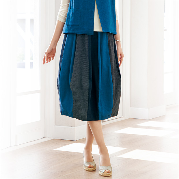 切り替えバルーンスカート