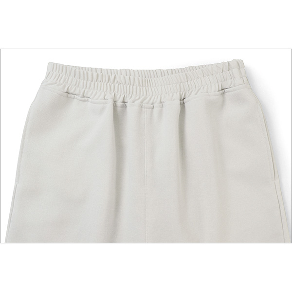 コットンリネン混ストレートパンツ