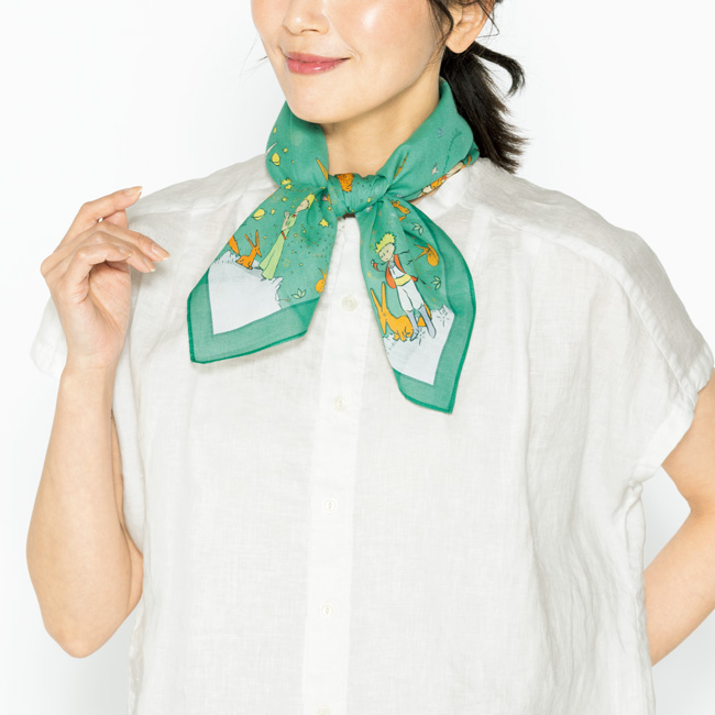 コットンシルクスカーフ