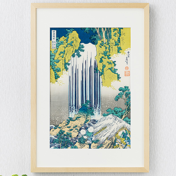 葛飾北斎『諸国瀧廻り』（木版画）