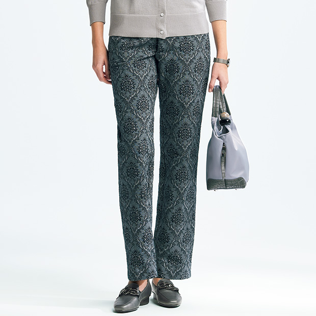 シャンブレージャカードパンツ