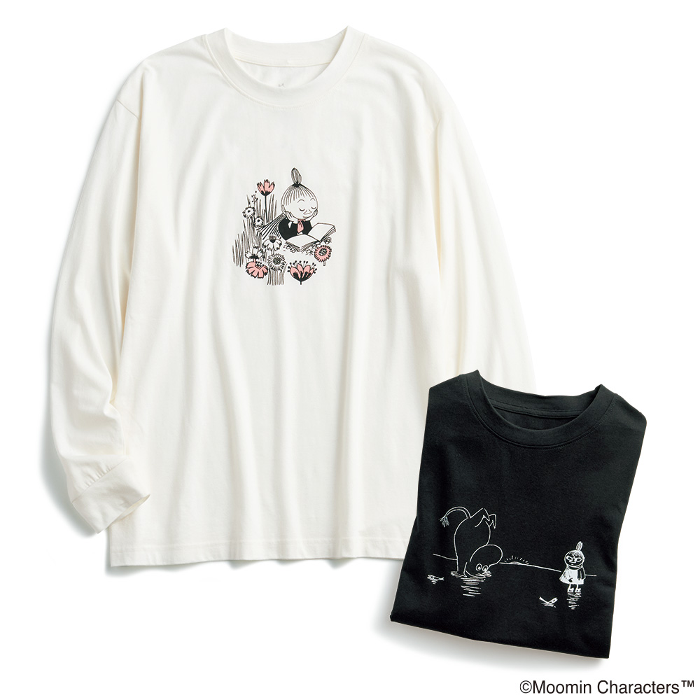 ムーミンロングTシャツ/2色セット
