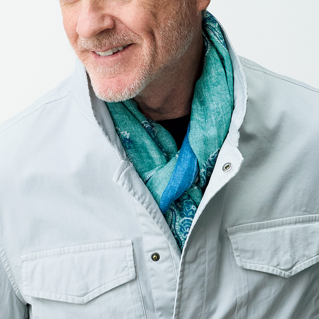 プリンテッドストール ペイズリー柄