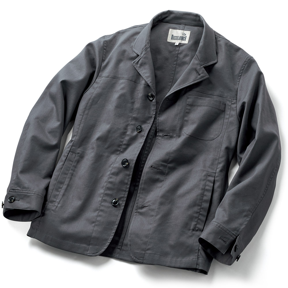 ラミー混ミニヘリンボーンジャケット