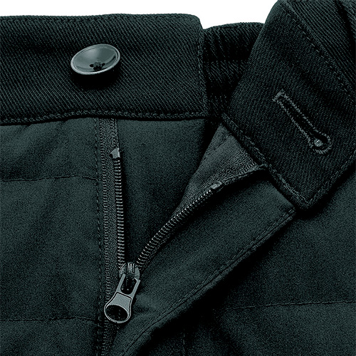 フロントダウンの撥水テーパードパンツ メンズ