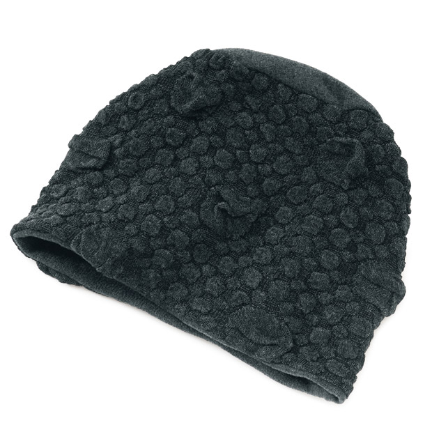 ポコポコデザインニット帽