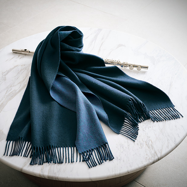 ダブルフェイスカシミヤストール