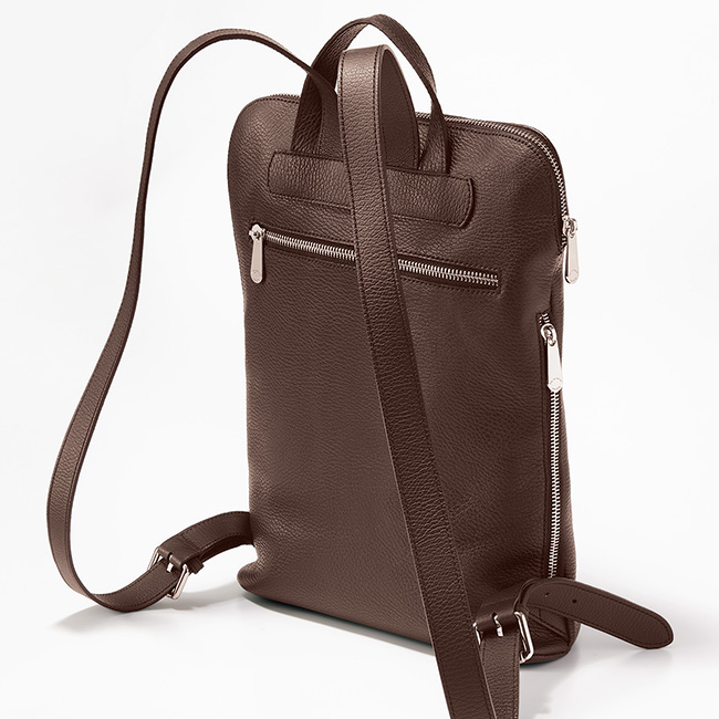 スリムフィット･レザーリュック