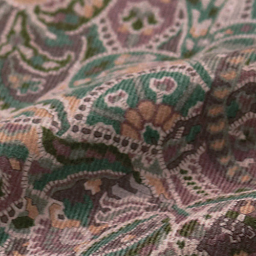 インド茜染めプリントコットンブラウス