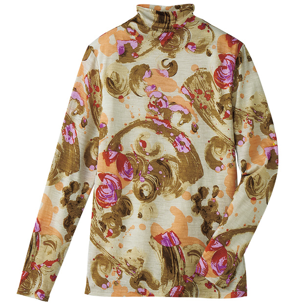 バブル柄プルオーバー