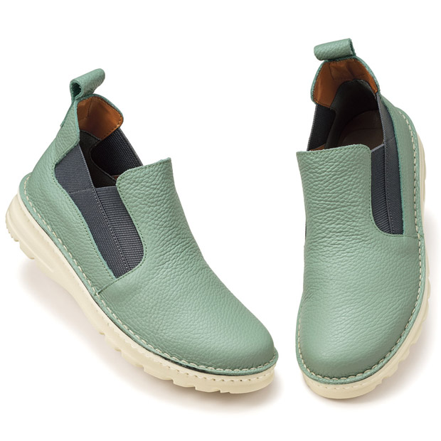 サイドゴアレザーシューズ