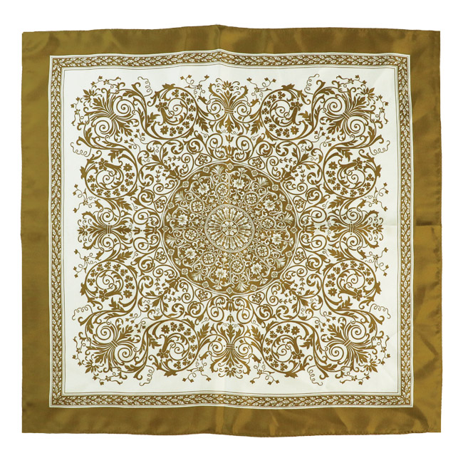 シルクスカーフ／2柄組