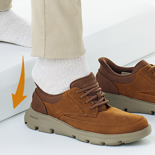 スリップインズ・歩きやすいレザースニーカー