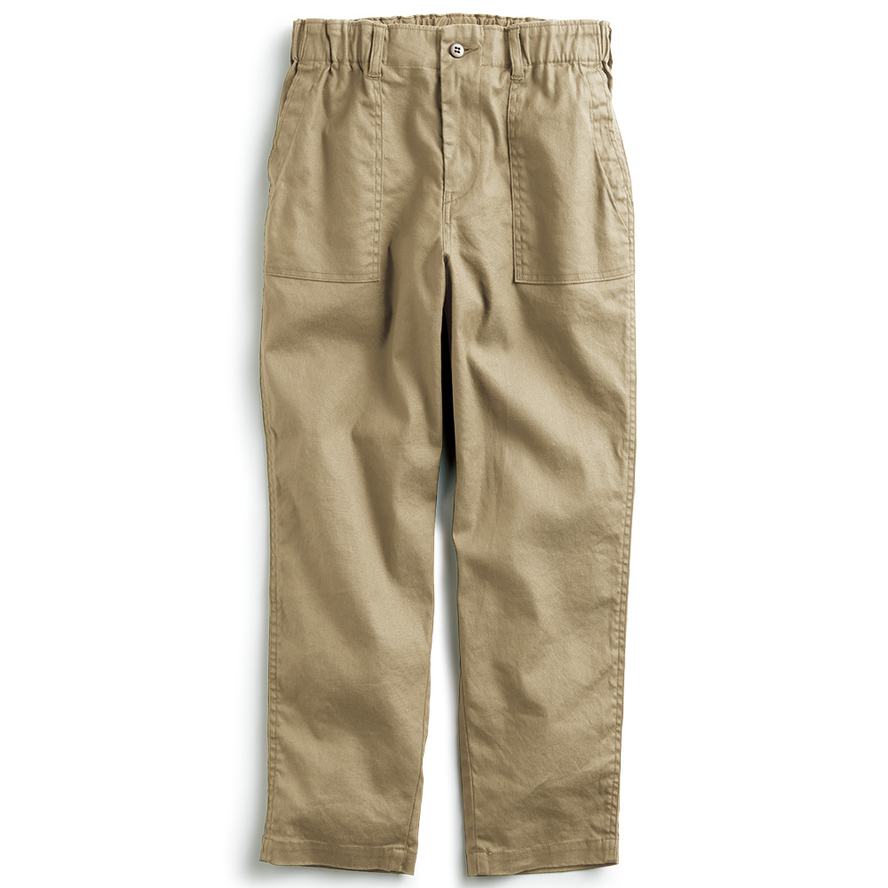 リネンコットンベイカーパンツ