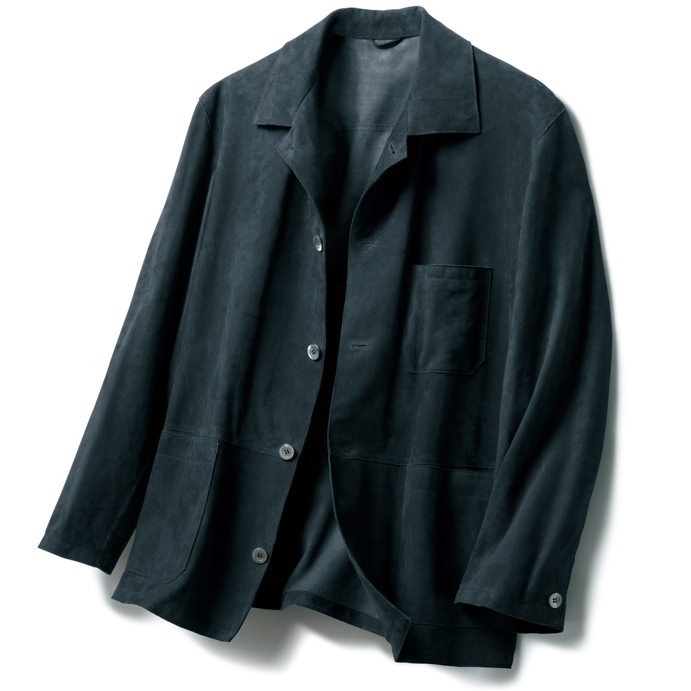 ゴートスウェード･カバーオール