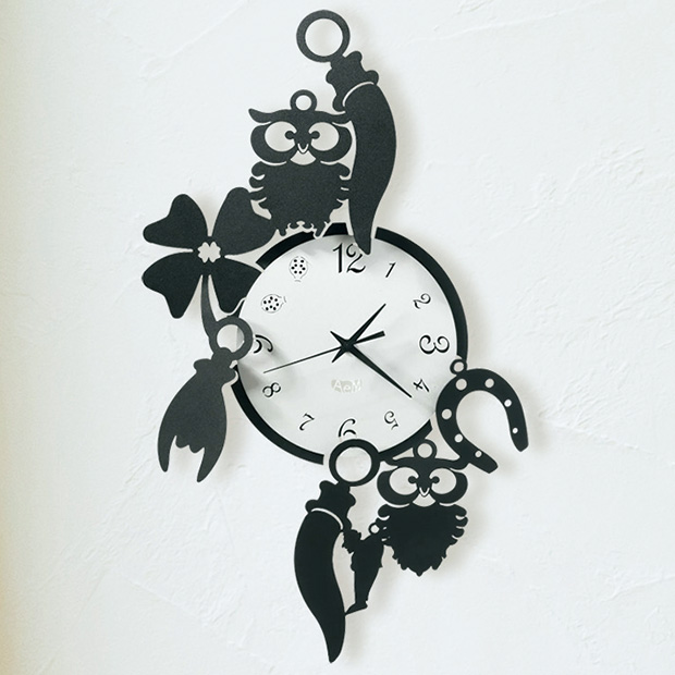 イタリア製掛け時計／グッドラック