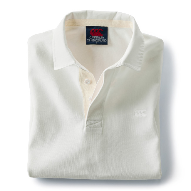 ソリッドカラー半袖ラグビージャージー