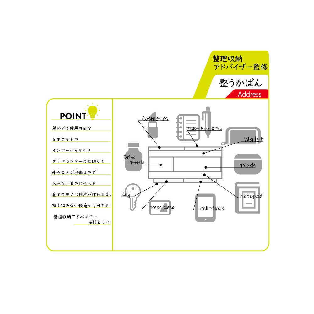 整理収納アドバイザー監修の整うかばん