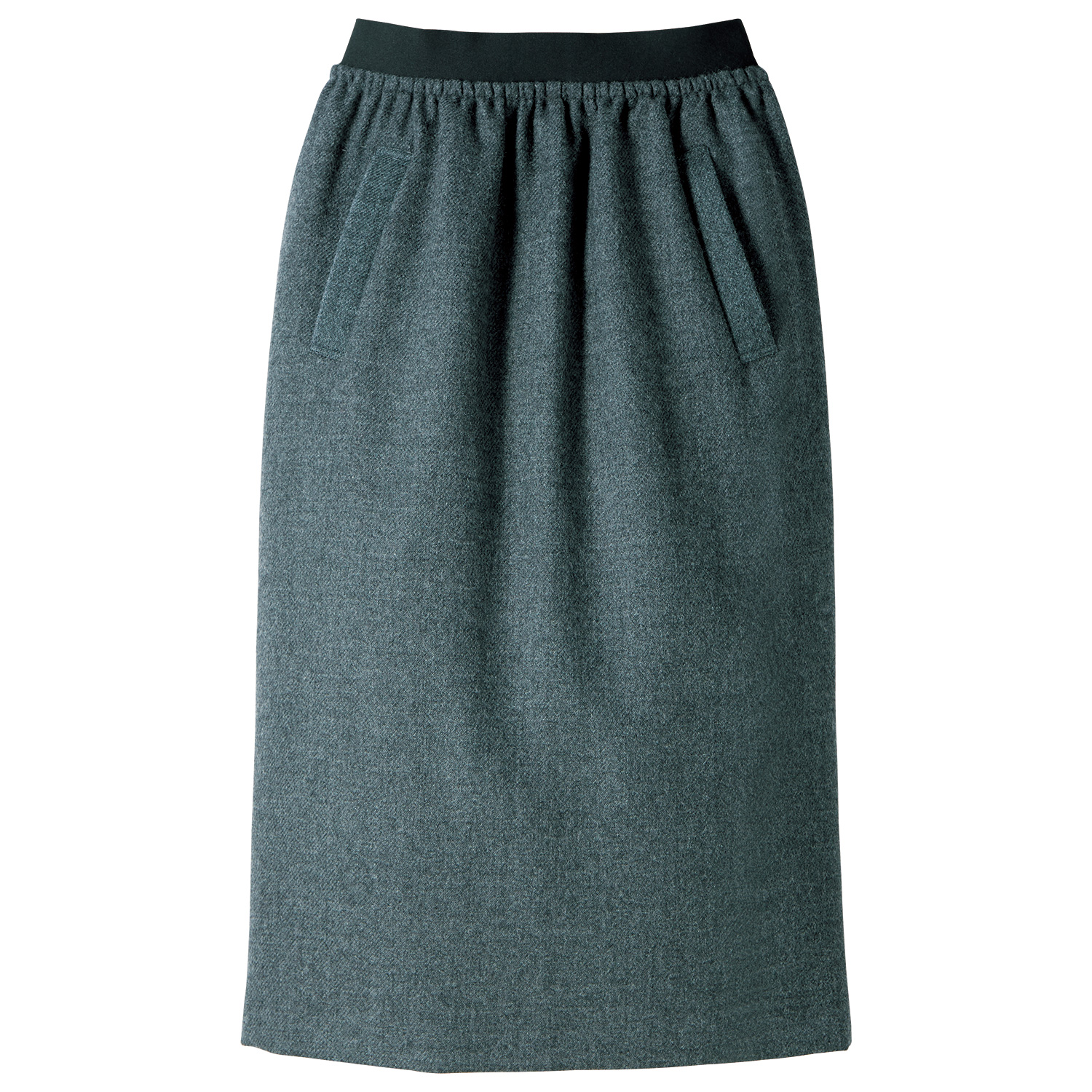 エプリュ ウエストゴム ウールスカート ライトアップオンラインストア