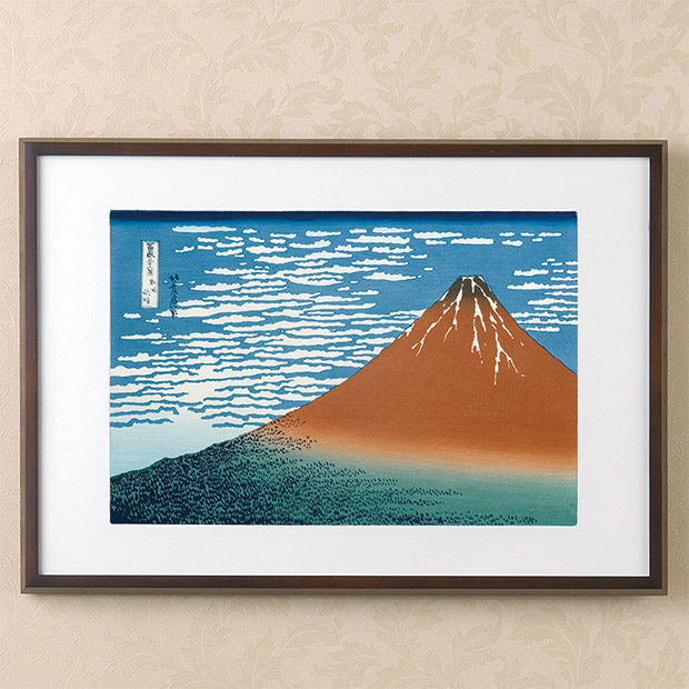 葛飾北斎「冨嶽三十六景」（木版画）