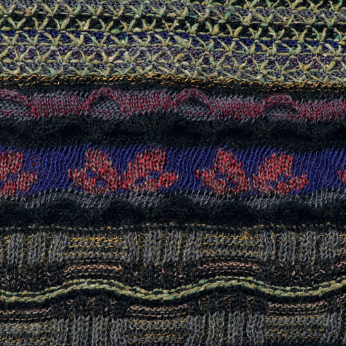 フード付きジャカードカーディガン