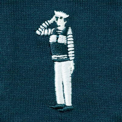 ちびポケット付き刺しゅうTシャツ