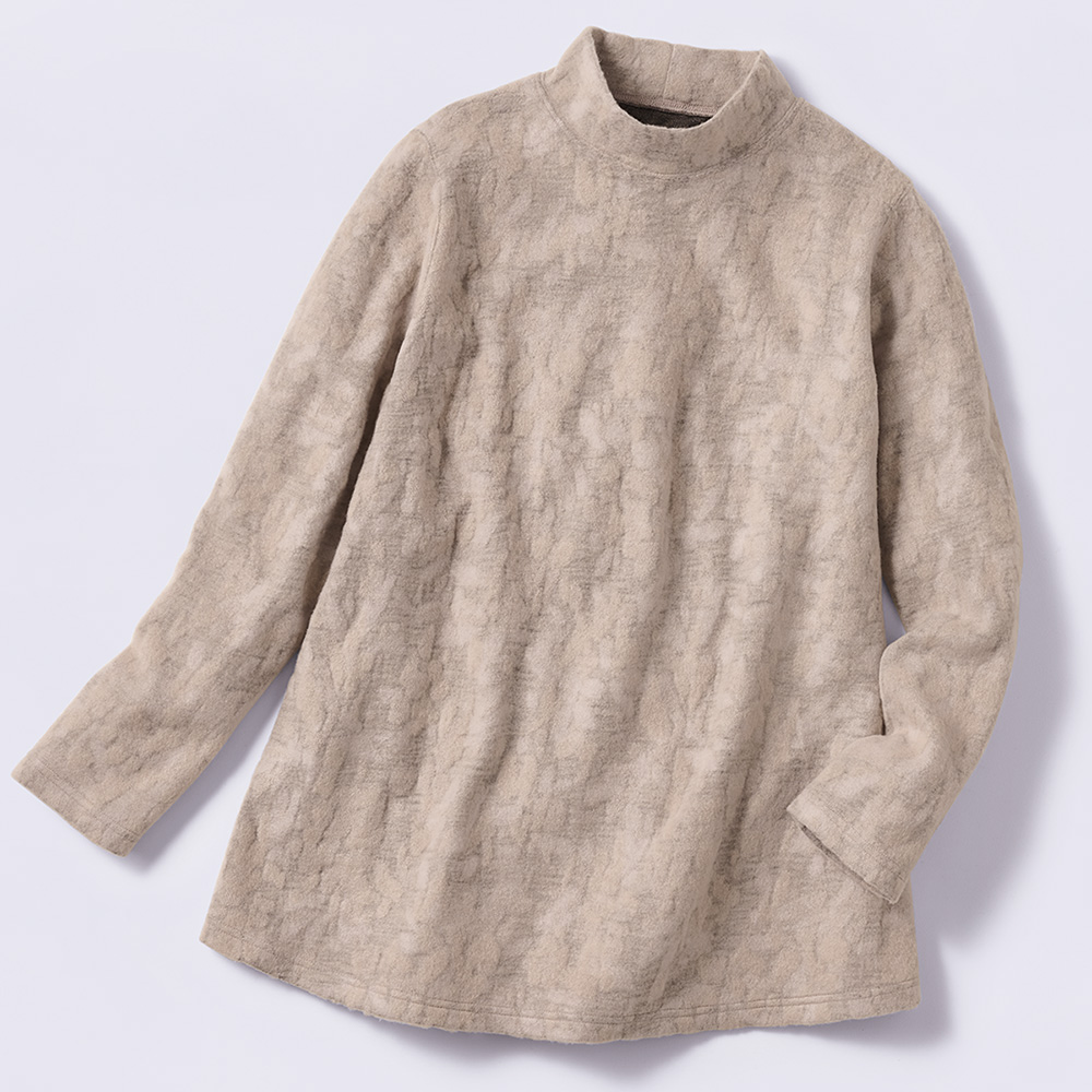 パイルジャカードふんわりチュニック