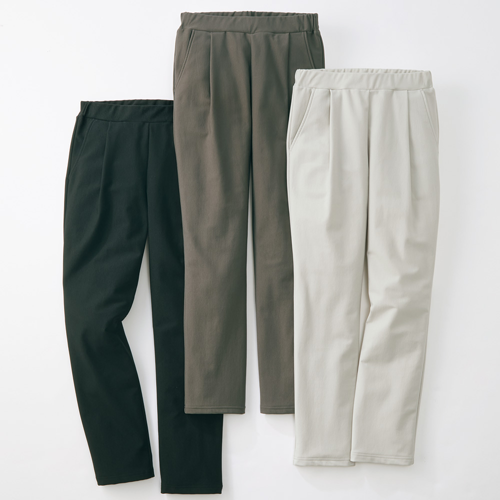 裏起毛ハイストレッチパンツ
