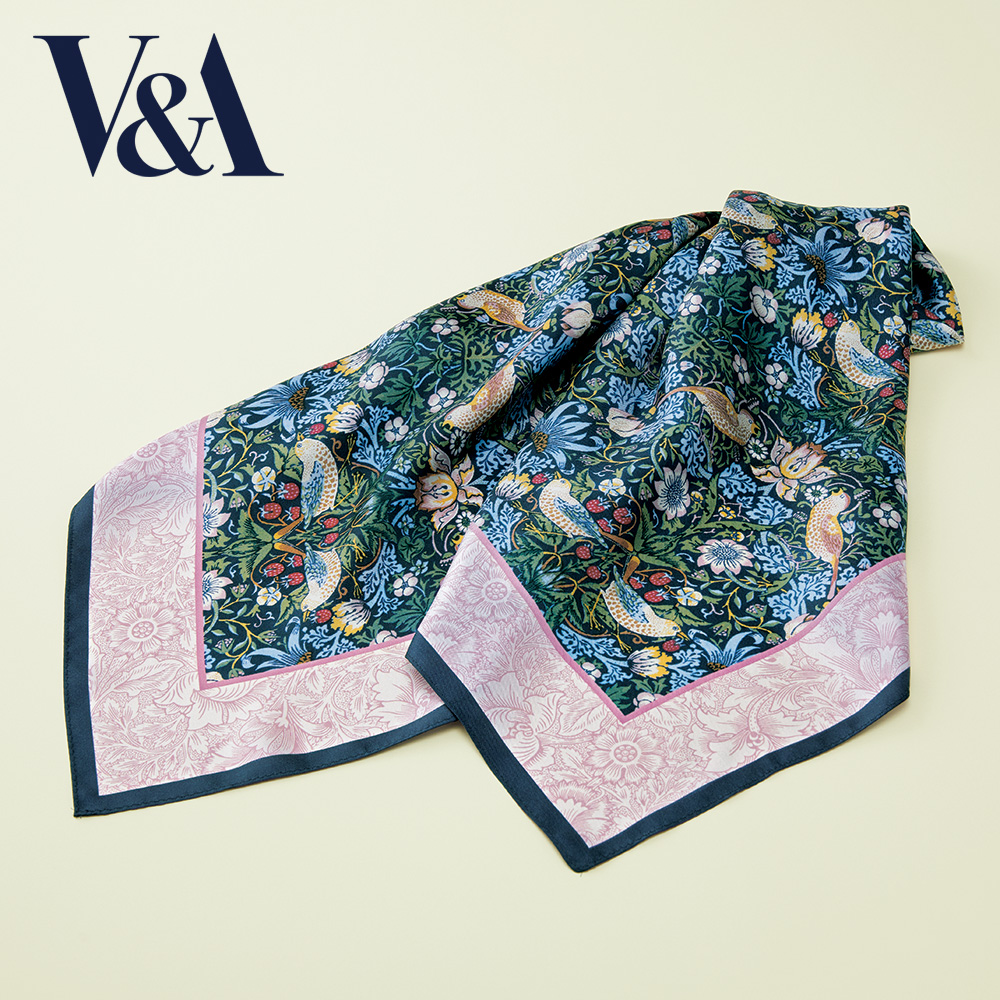 シルクスカーフ／いちご泥棒