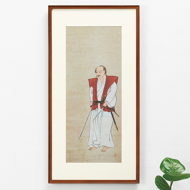 島田美術館監修 「宮本武蔵像」原寸複製（額装）