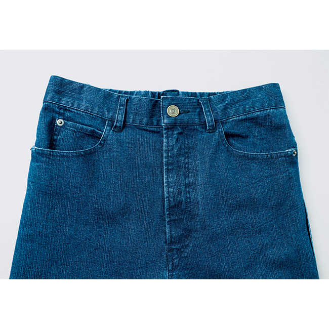 バレルレッグデニムパンツ