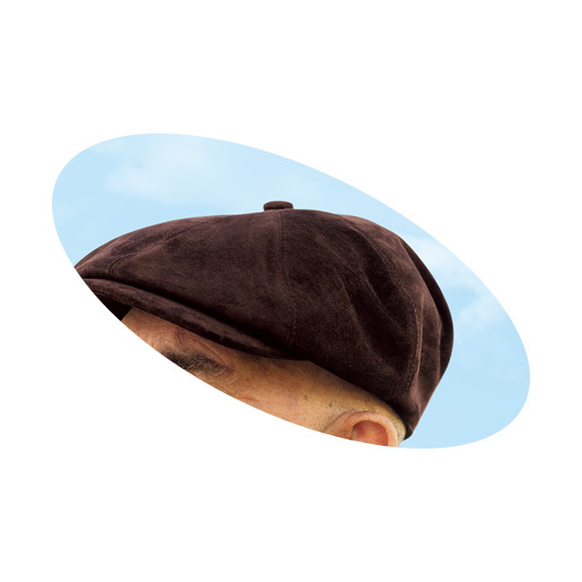 スウェードキャスケット