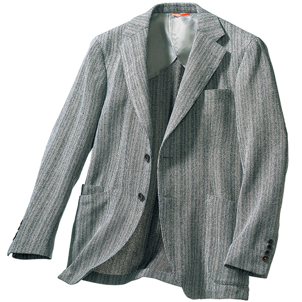 尾州ラッセル編みジャケット